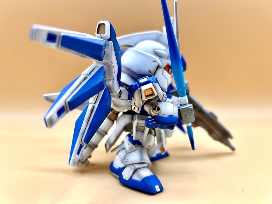 SD　Ｈｉ-ν　ガンダム　BB戦士　384 ハイニュー　Ｈｉν　塗装完成品