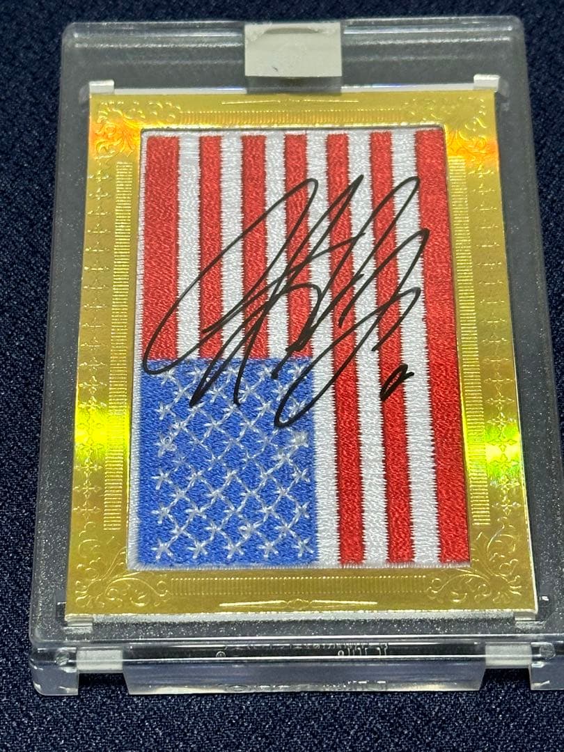 Dennis Rodman ロッドマン　サイン　カード　星条旗　新品