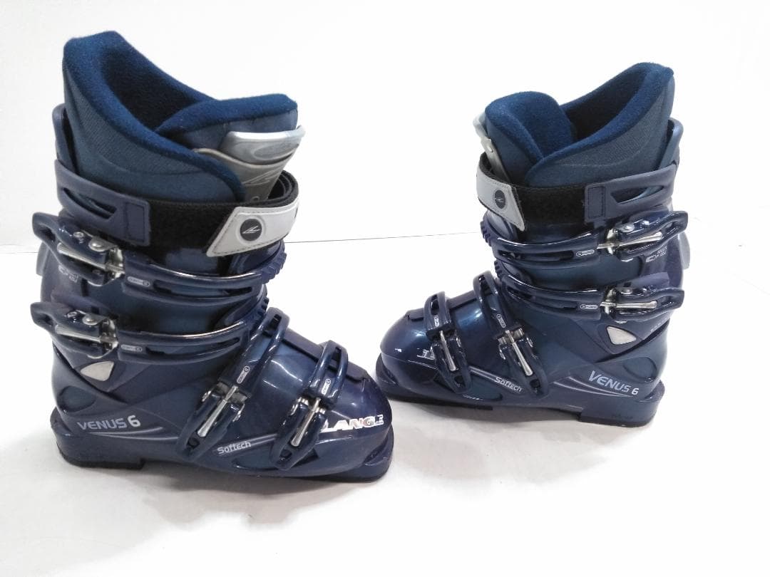 ジュニアスキー4点セット ハート 130cm ブーツ ラング 22.5cm ◇