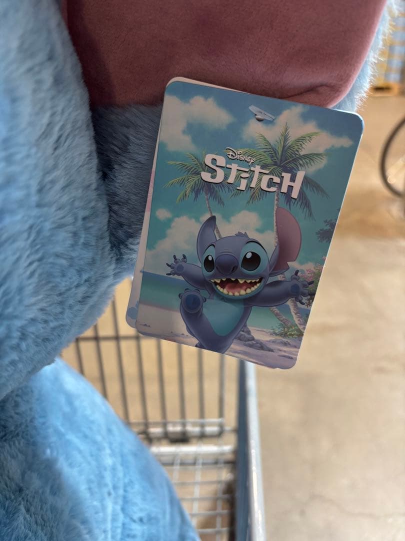 コストコ　スティッチ　特大　ぬいぐるみ　ブランケット入