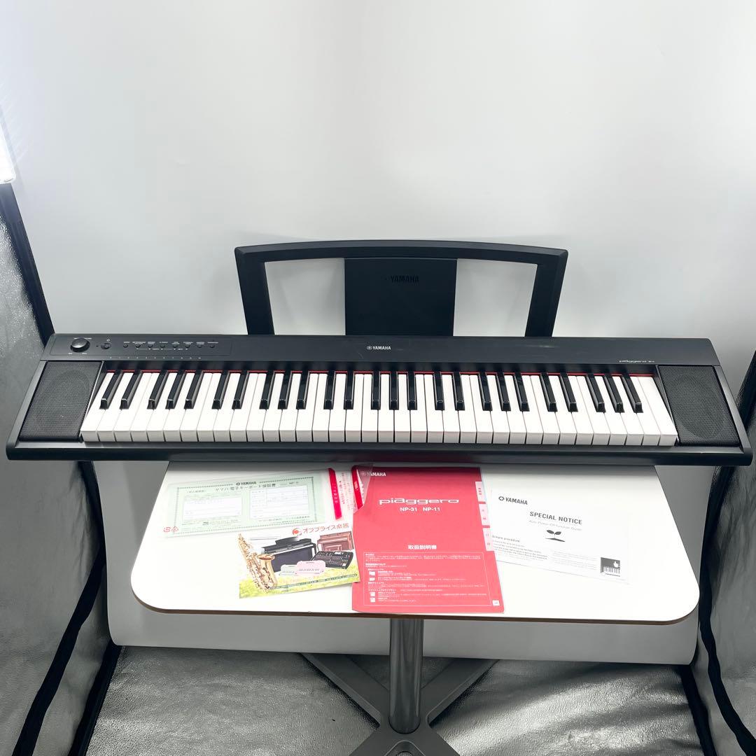 YAMAHA piaggero NP-11 電子キーボード 61鍵 動作良好