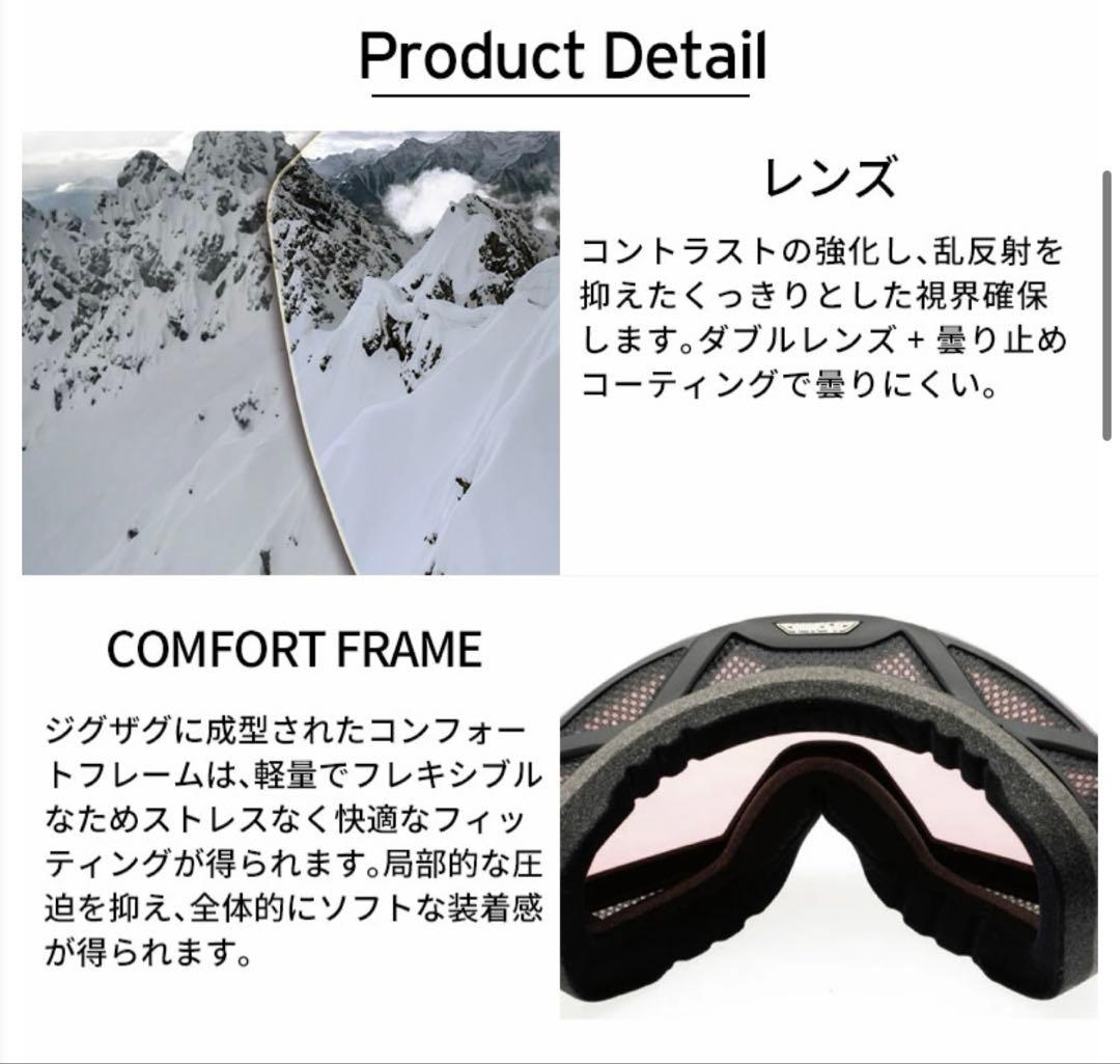 ALPINA オレンジレンズ ゴーグル 専用ポーチ付き