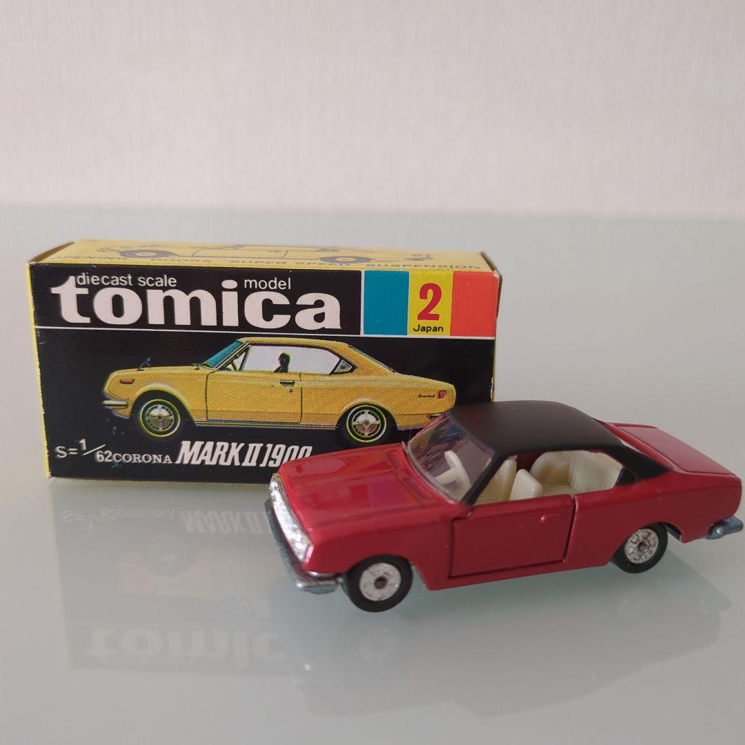 【美品】黒箱 トミカコロナ マークII 1900 ハードトップ