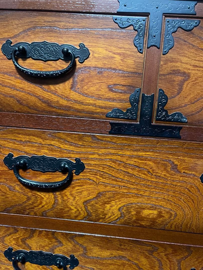 民芸箪笥　和風チェスト　葵民芸