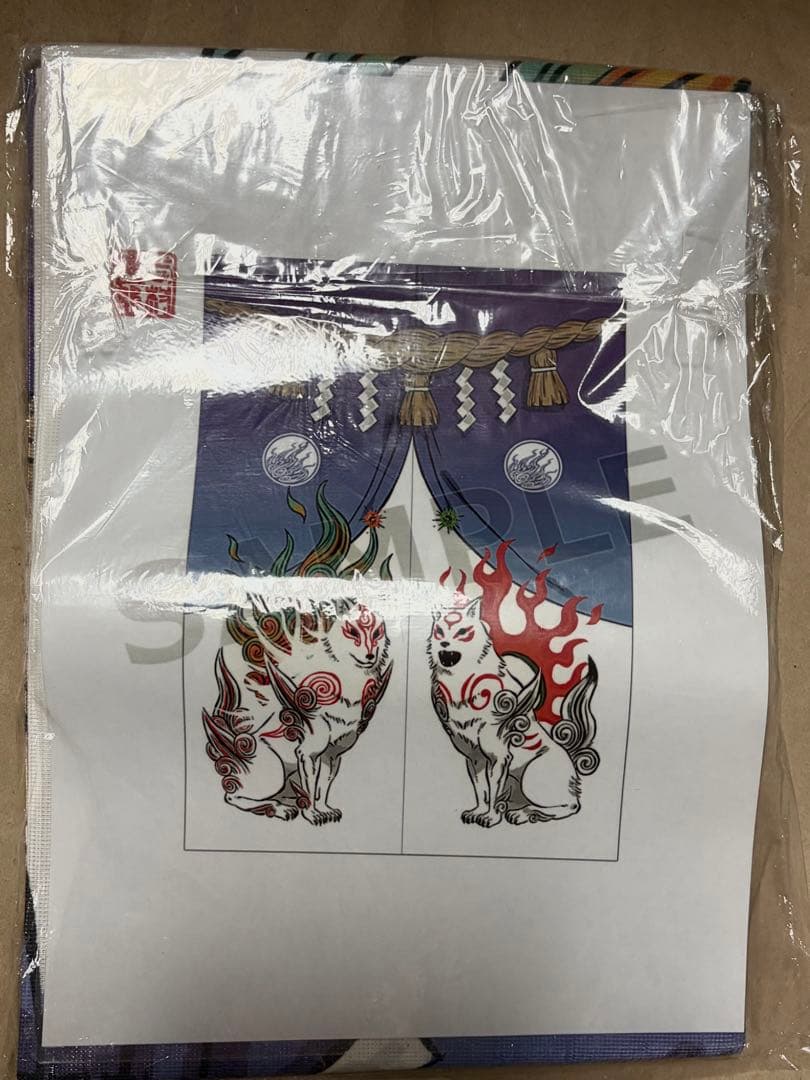 大神　スペシャルコレクション　タペストリー　暖簾　イーカプコン限定