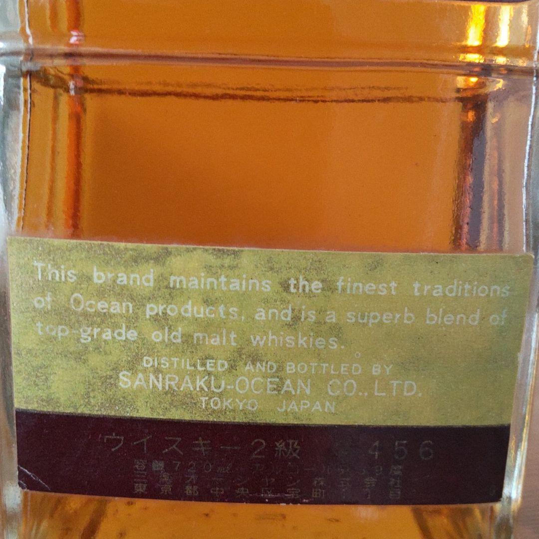 三楽オーシャン M&S 2級 720ml 39度