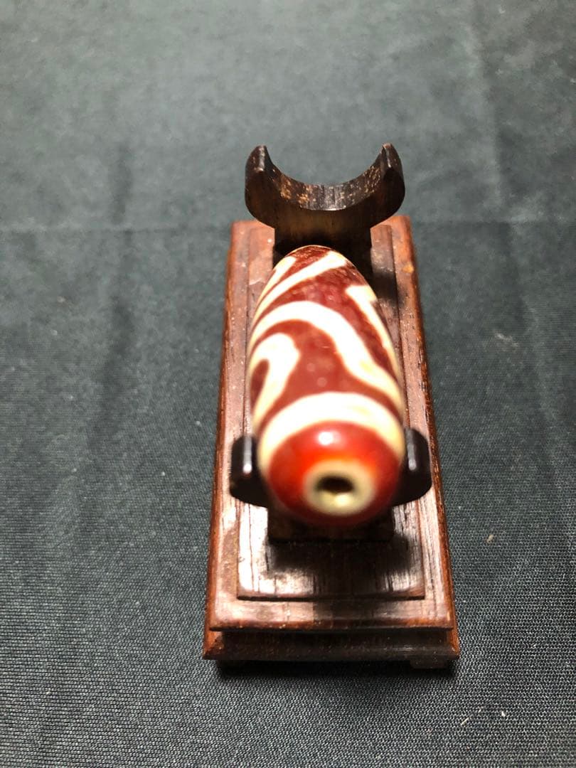 あんこ、秘蔵紅天珠‼️西蔵老礦古代伝承紅三眼天珠