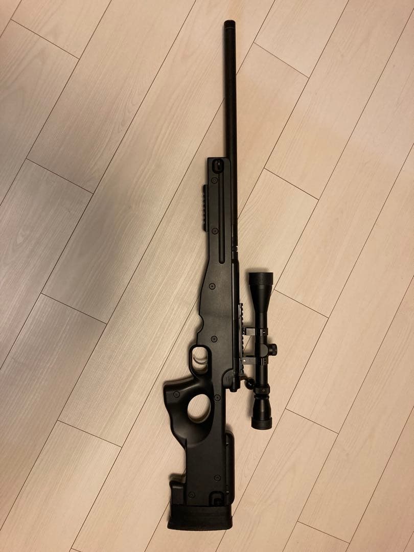 スナイパーライフル ブラック スコープ付き