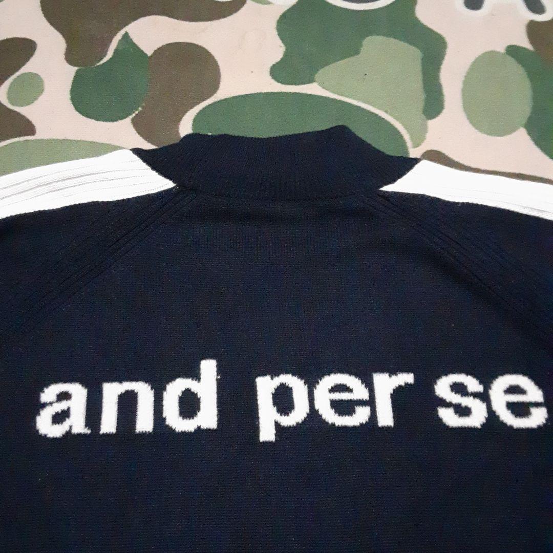 Megu様　and per se アンパスィ　モックネックセーター　ビッグサイズ