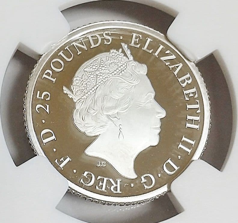 2017年 イギリス ブリタニア 1/4オンス プラチナ貨 NGC PF70UC