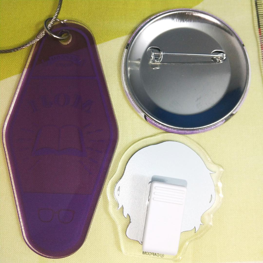 囚われのパルマ 門司 缶バッジ アクリルクリップ モーテルキーホルダー