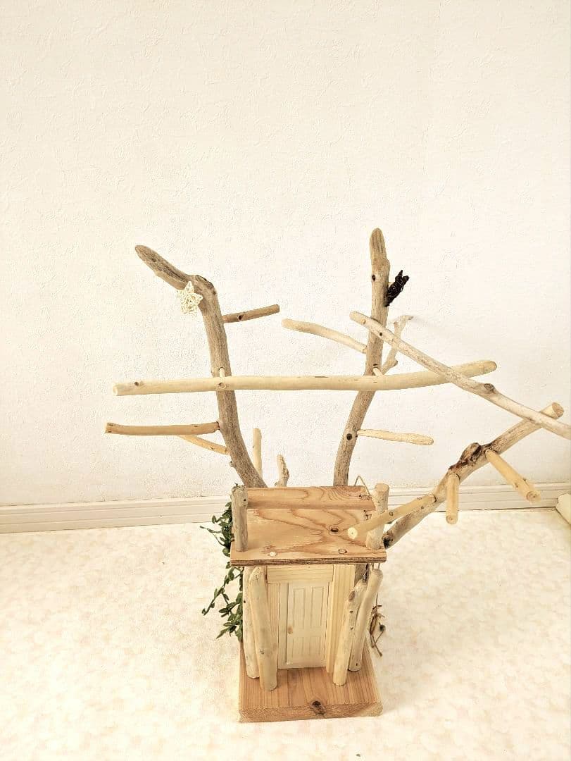 バードアスレチック65流木 バードジム　バードトイ　扉を開けて