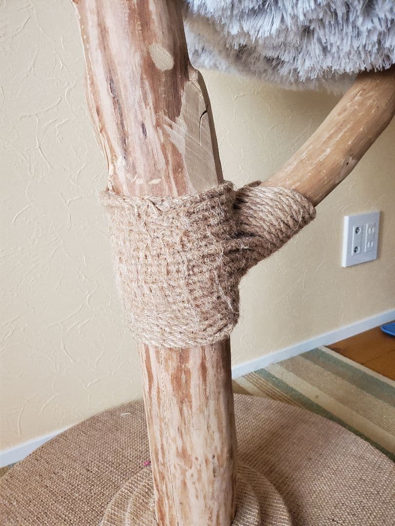 Myunipet無垢材天然木キャットタワー 現状発送　引き取りの場合43000円