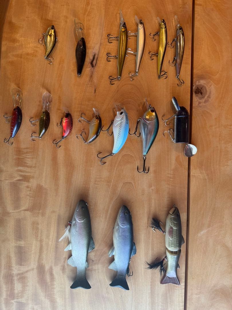 ルアーまとめ売り引退品 未使用品、限定ルアーあり タイニークラッシュ