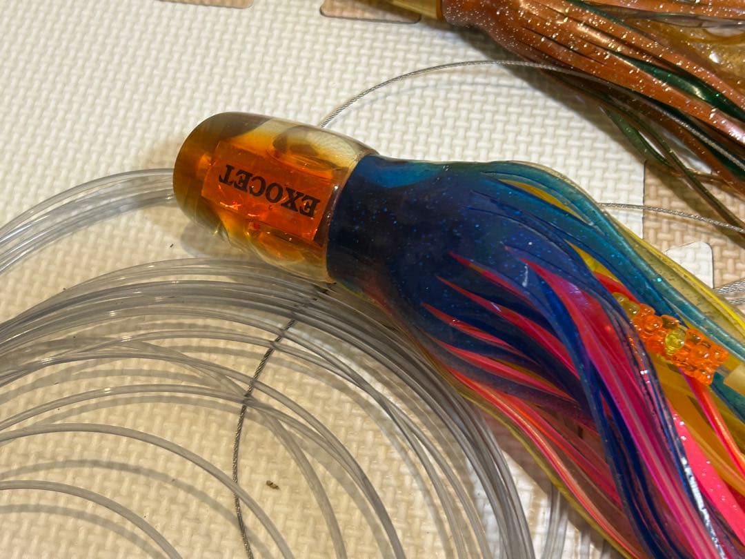 カジキマグロトローリングルアー【ラバー】13個セット