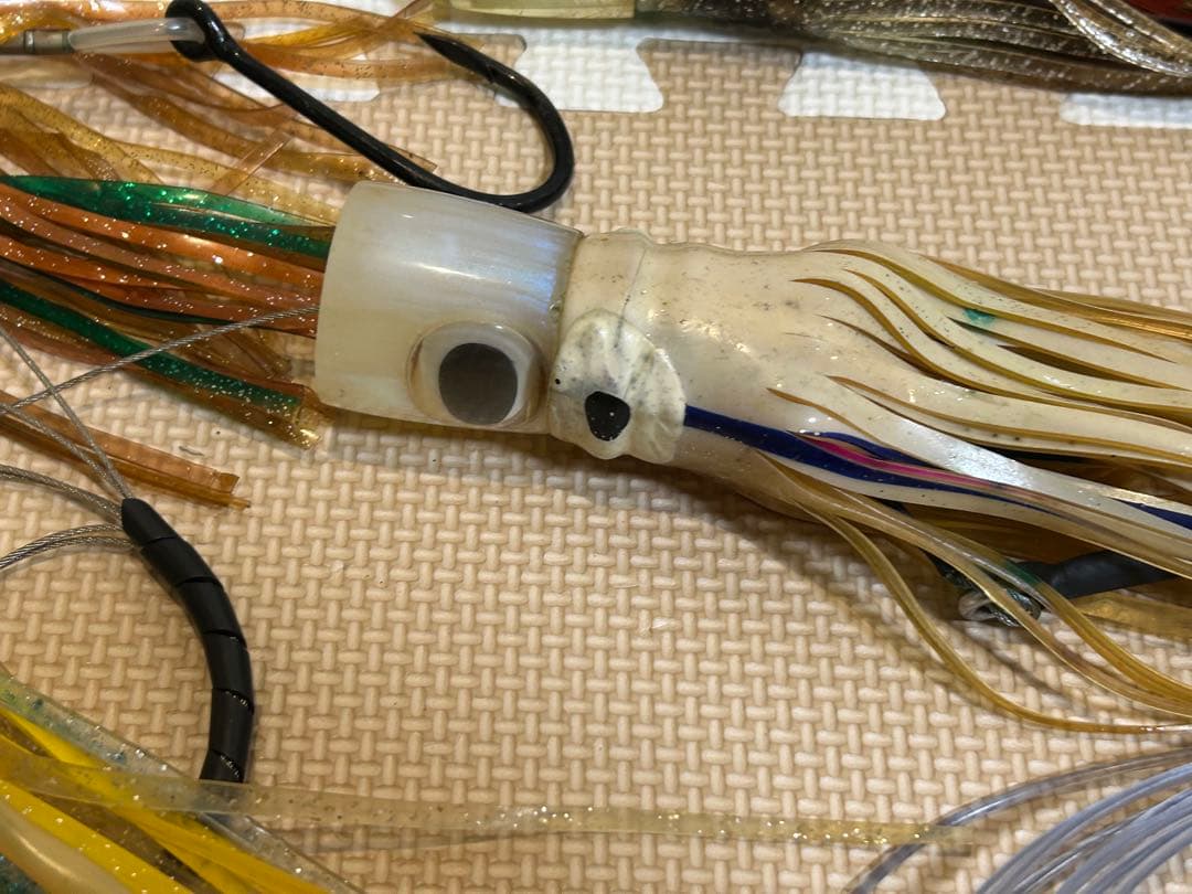 カジキマグロトローリングルアー【ラバー】13個セット