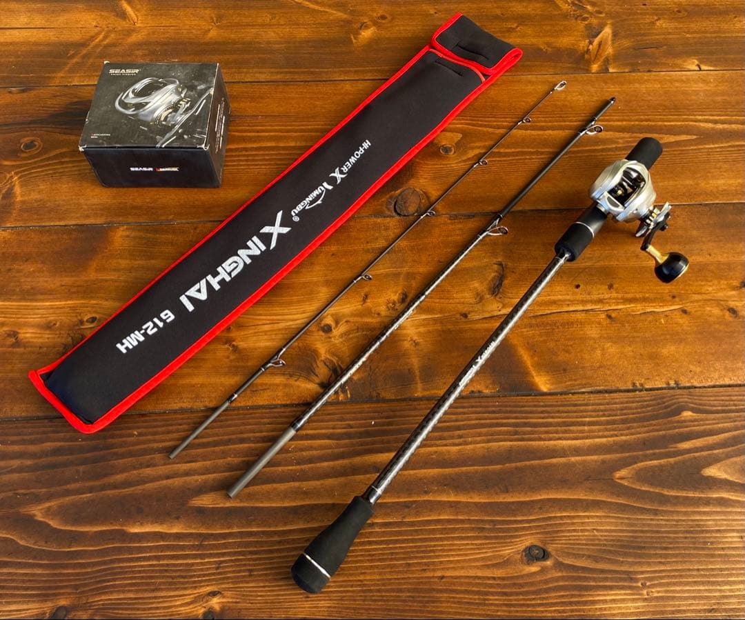 釣り竿セット　ジギング　タイラバ　パックロッド　ジギングリール　船釣り　海釣り