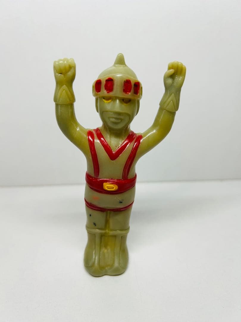 大里玩具　シルバー仮面　指人形　ジャンボ指人形　ソフビ オオサト　当時物
