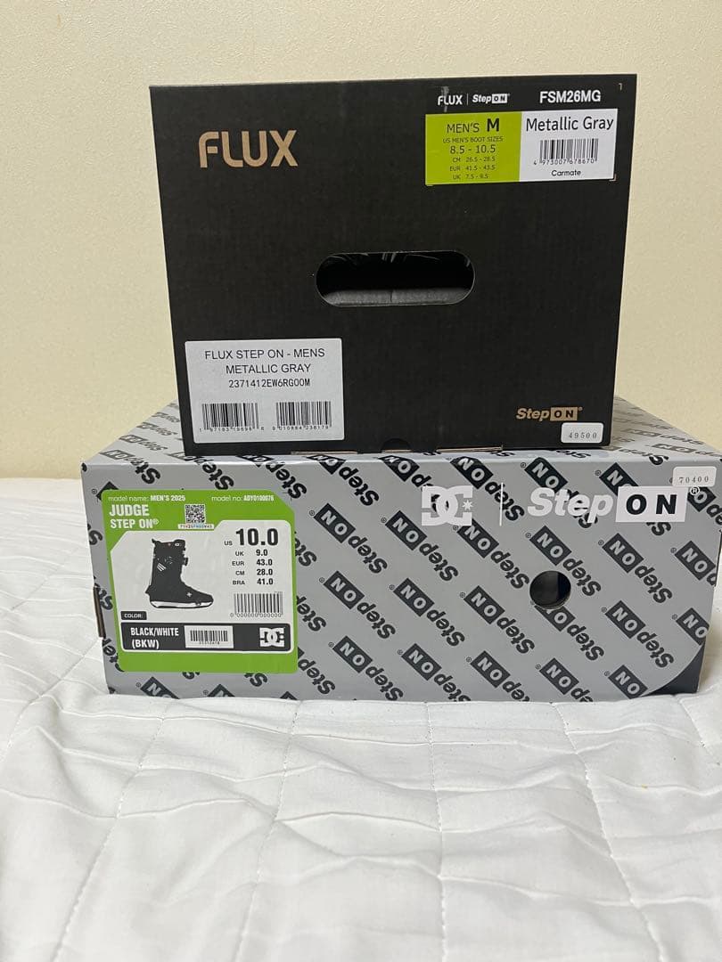 FLUX DC Step On ブーツ /ビンディングセット　サイズ28.0cm