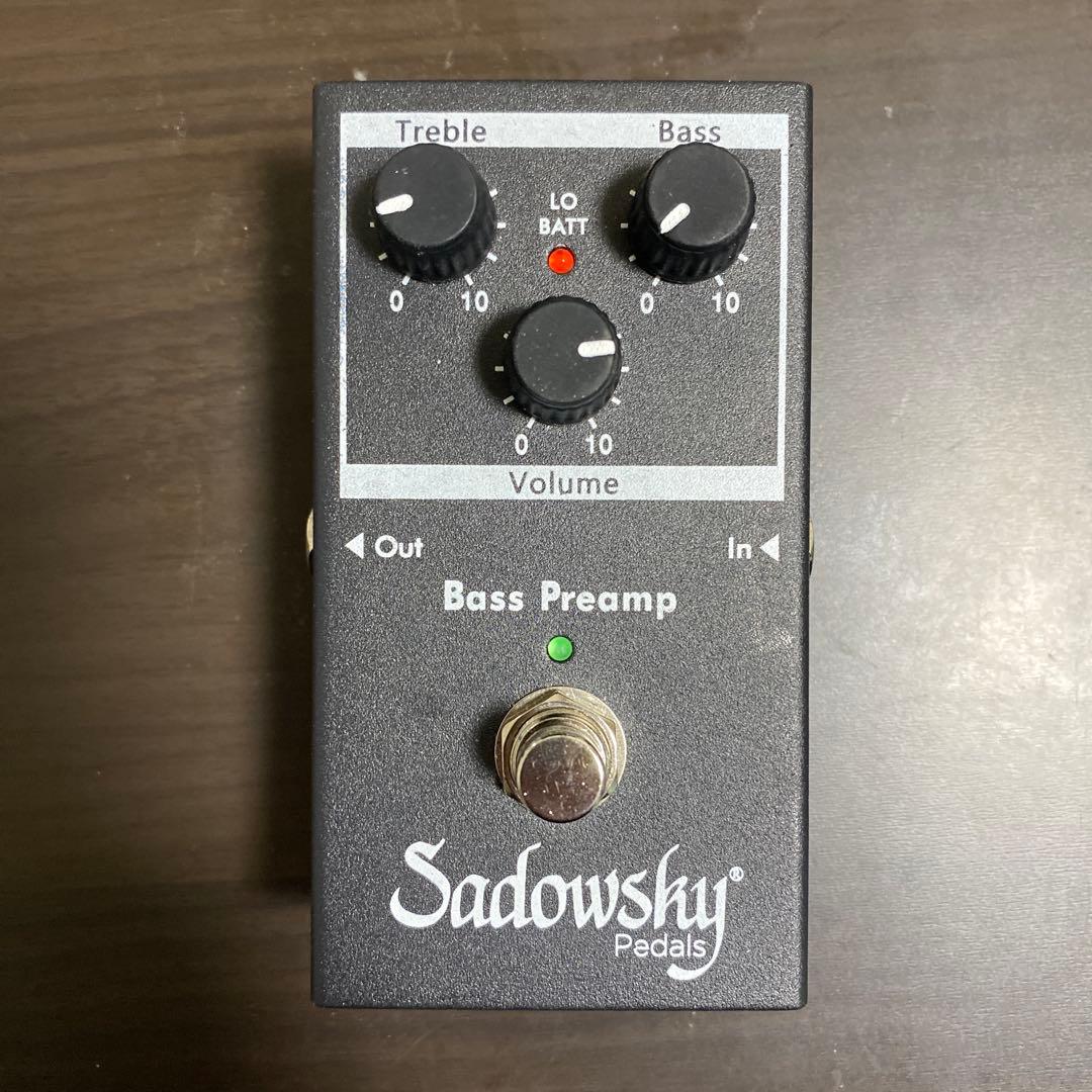 ベース Sadowsky Bass Preamp