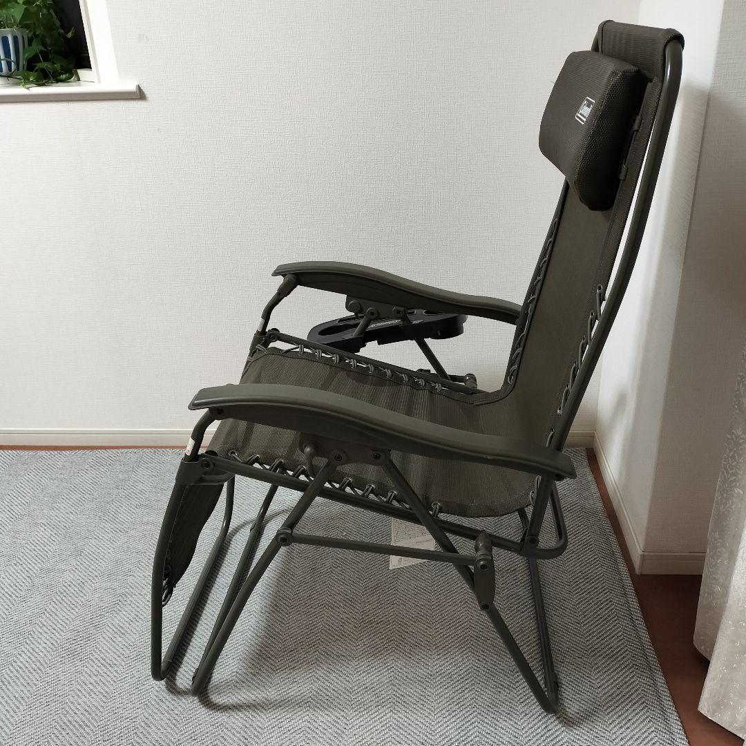 Coleman コールマン インフィニティチェア オリーブ ドリンクホルダー付