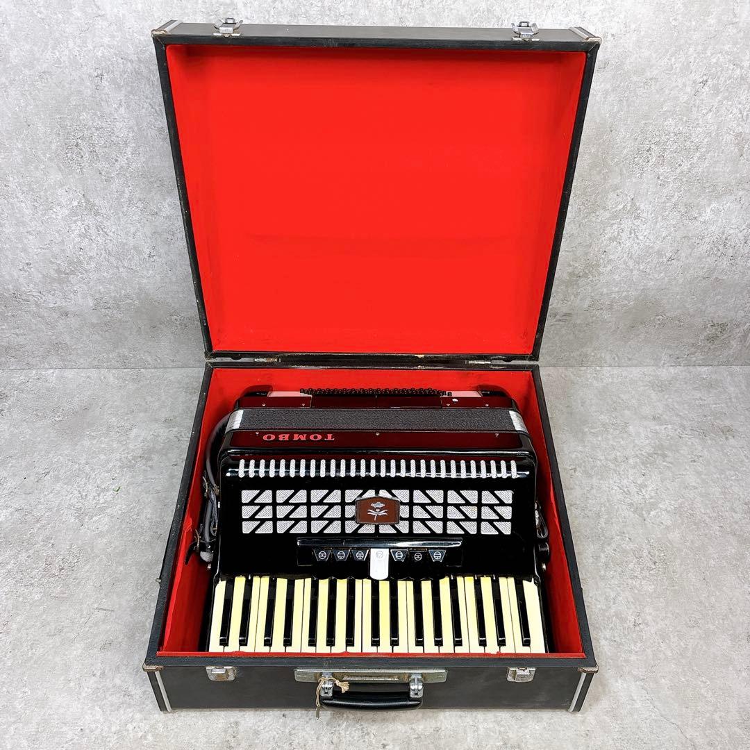 TOMBO トンボ T80B アコーディオン ケース付き 37鍵 80ベース