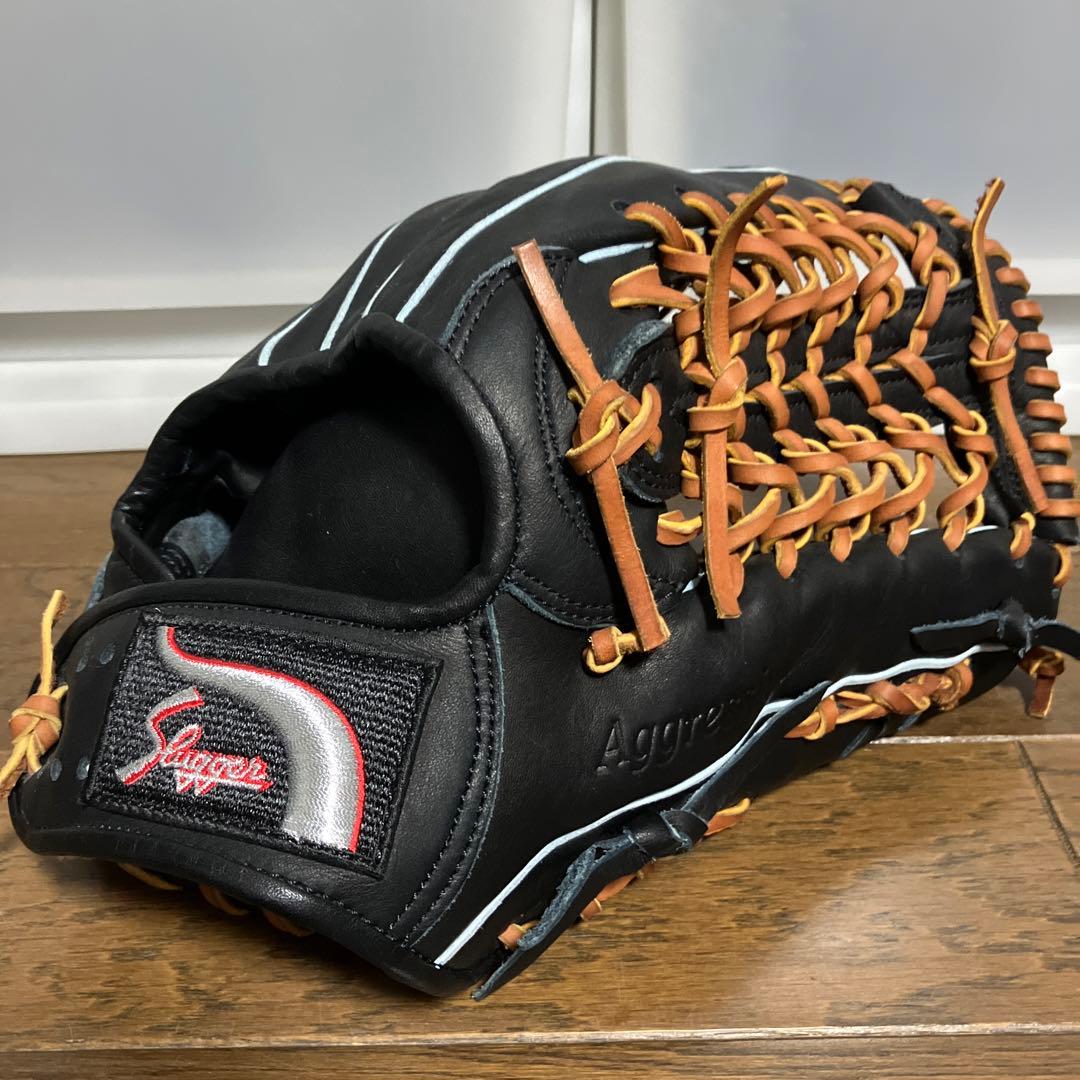 【新品】【未使用】久保田スラッガー外野用KSN-X 軟式グローブ ブラック