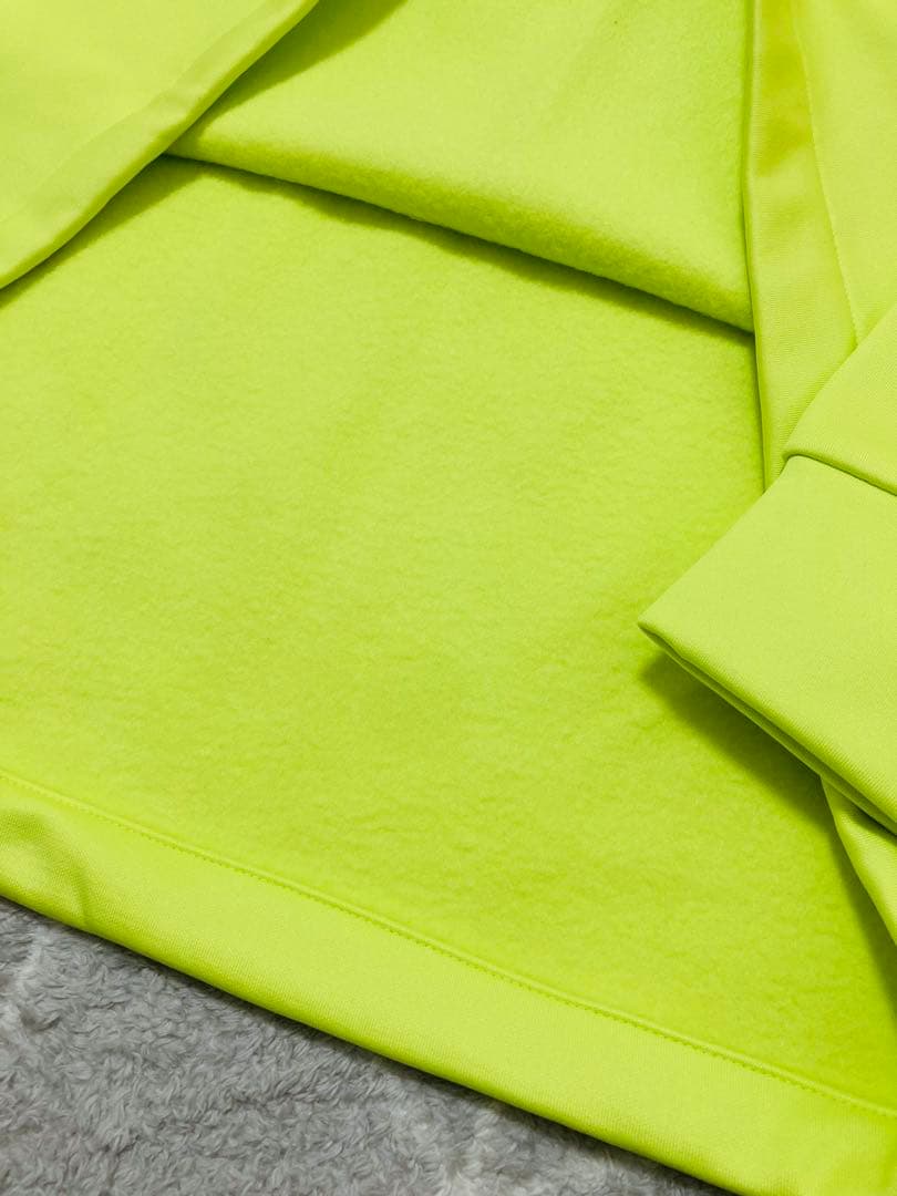 新品 パーリーゲイツ ジャックバニー ソフトタッチ 裏起毛パーカー(6)LL/黄