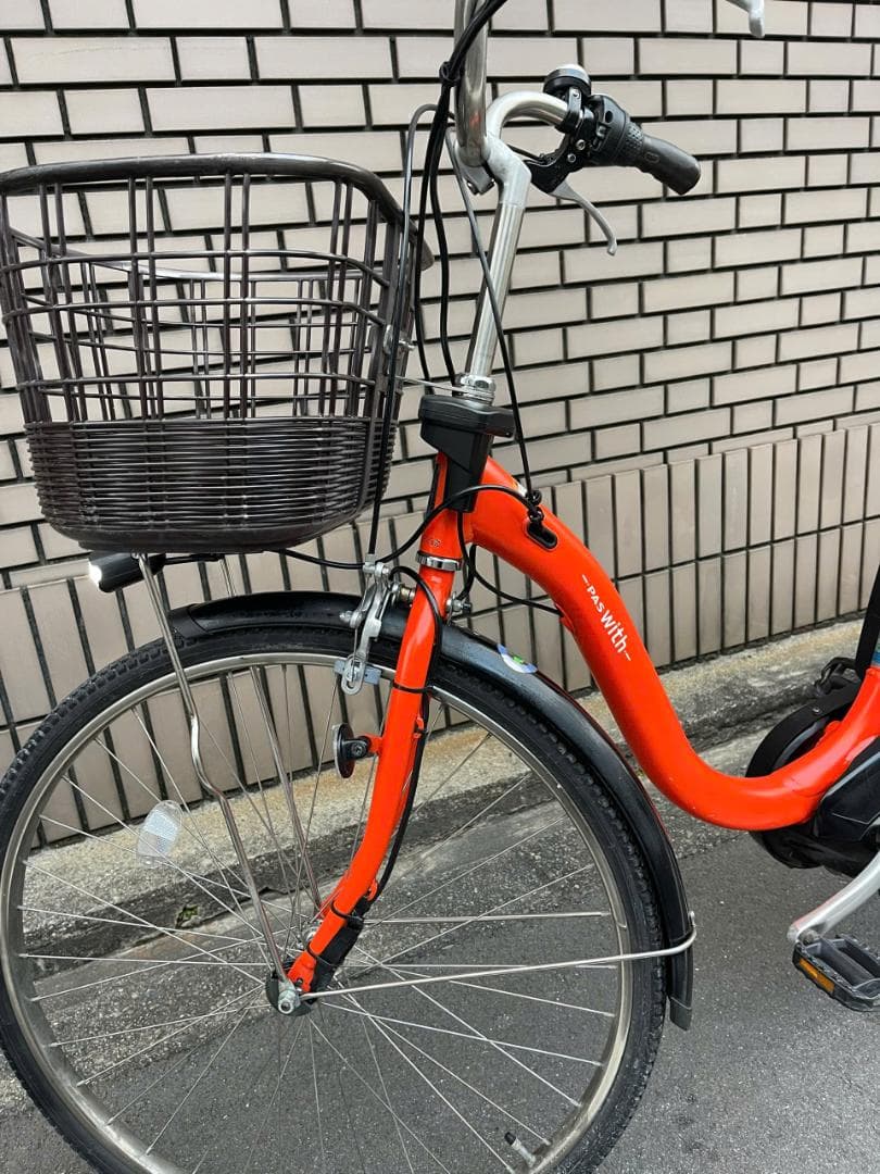 美品12.8Ah YAMAHA電動アシスト付き自転車26AYC83