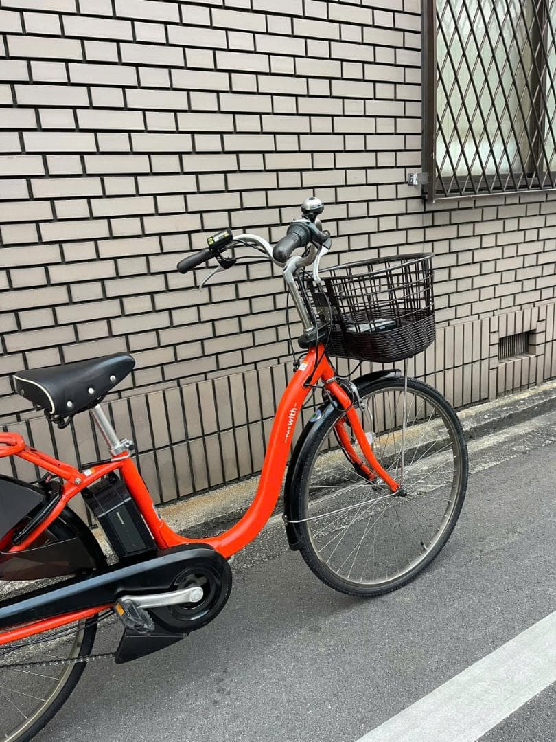 美品12.8Ah YAMAHA電動アシスト付き自転車26AYC83