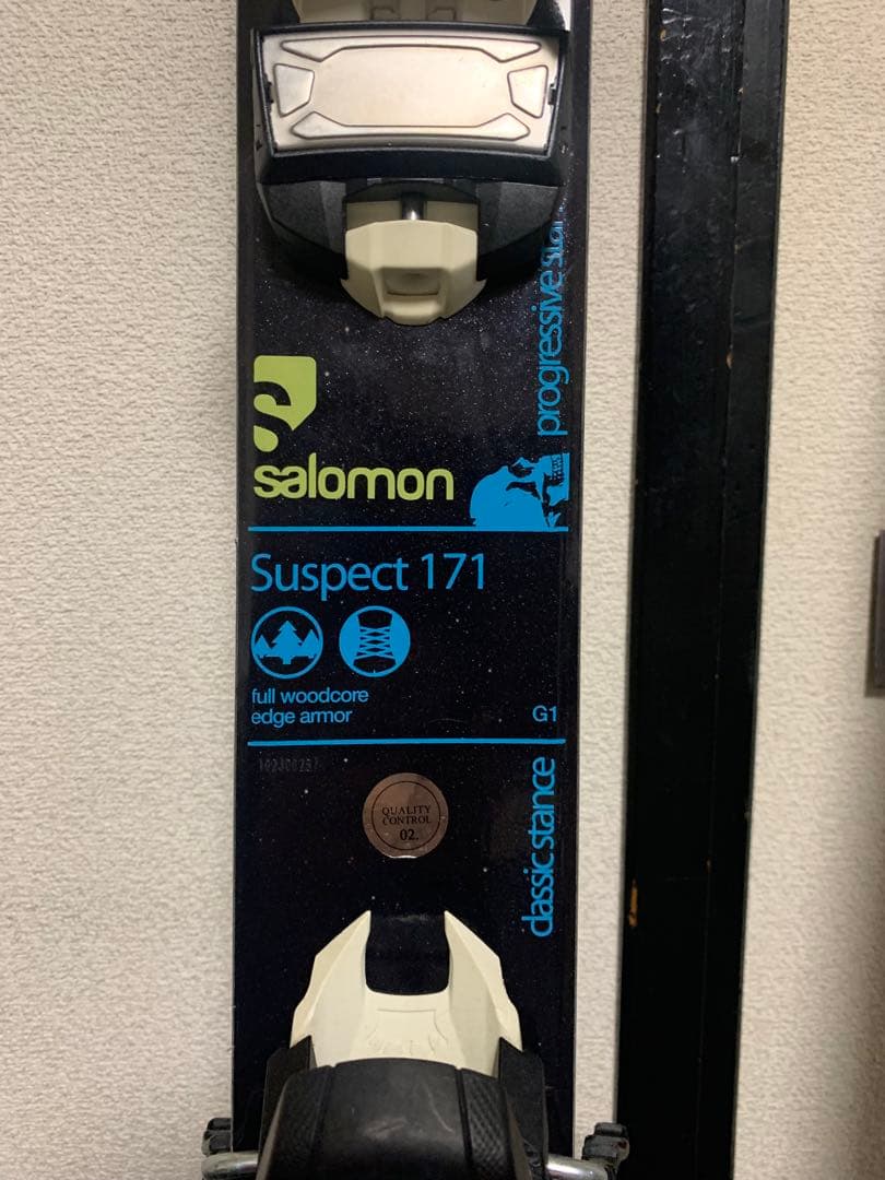 SALOMON Suspect 171cm スキー板 ビンディング付き