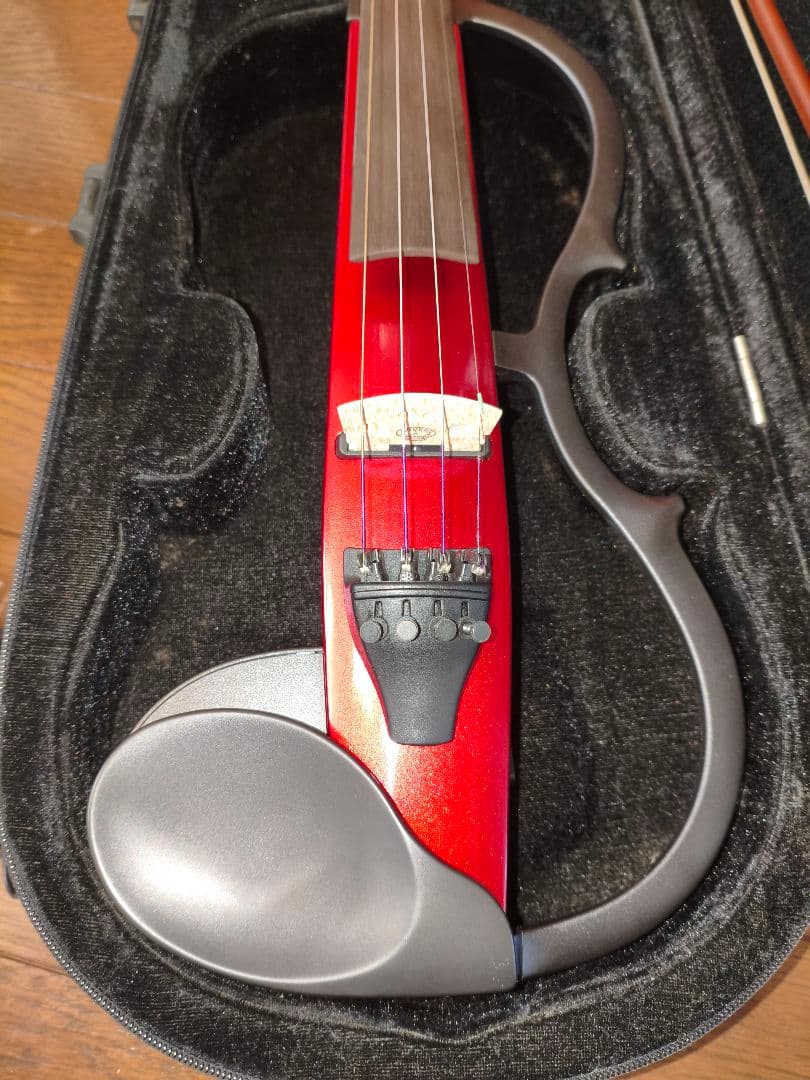 【ACアダプター付】YAMAHA サイレントバイオリン SV-120 レッド