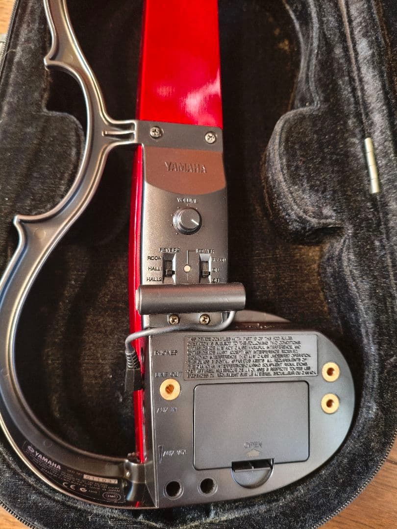 【ACアダプター付】YAMAHA サイレントバイオリン SV-120 レッド