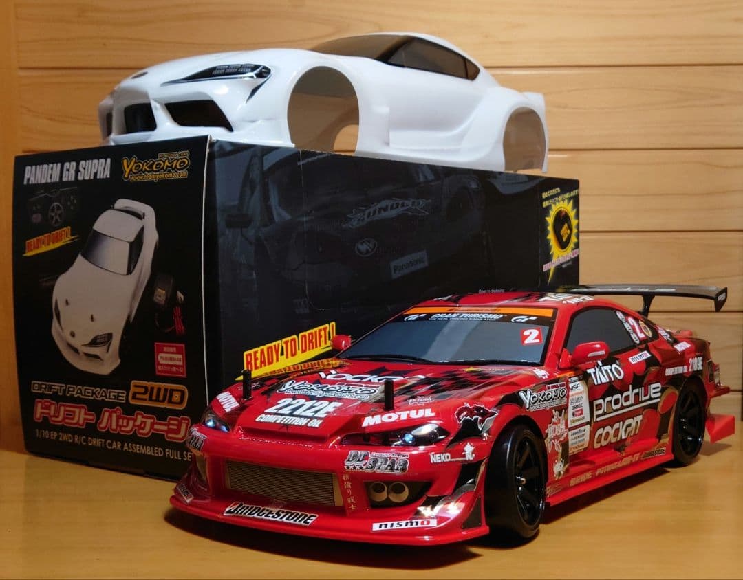 ① POTENZA S15ボディLED付＆②ドリパケスープラRTR白フルセット新