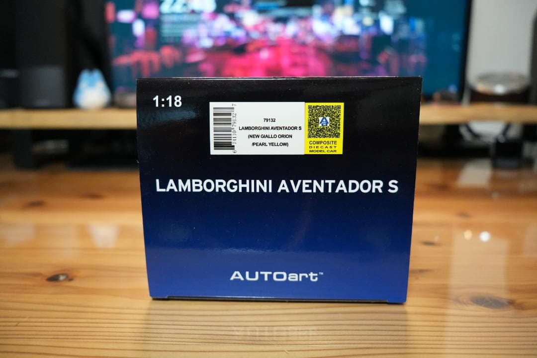 AUTOART Lamborghini Aventador S 1/18イエロー
