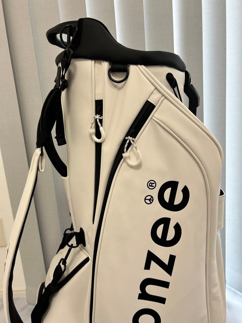 monzeeキャディバック　ホワイト　【美品⭐︎】