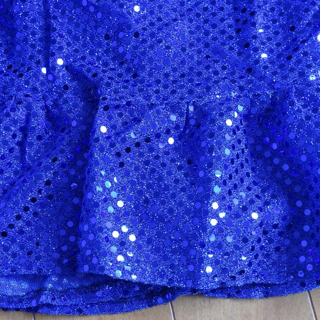 ダンス衣装　ラテンドレス　２ピース　中古　２Ｌ