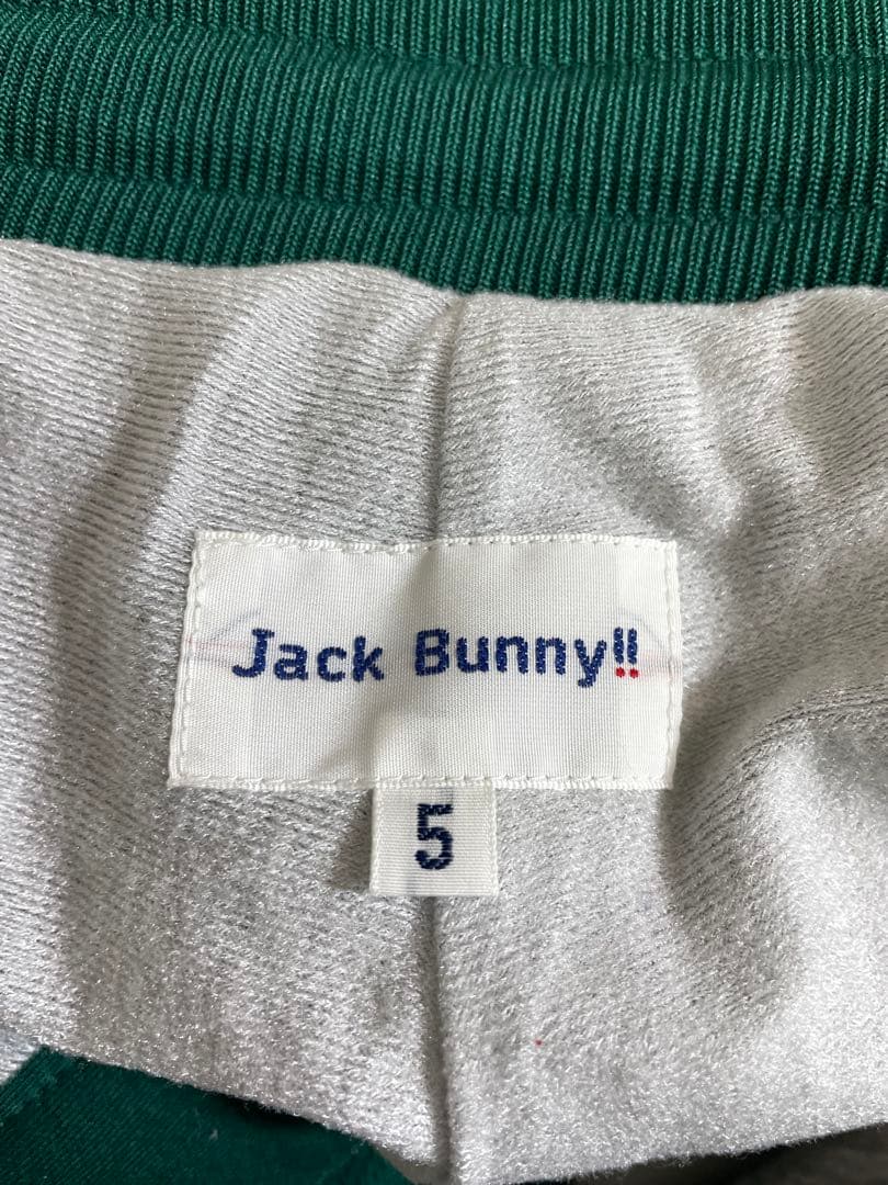 （美品）JACK BUNNY ジャックバニーキルト柄中綿パンツ グリーンサイズ5