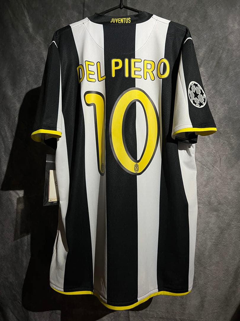 【正規品・タグ付】デル・ピエロ ＃１０ ユヴェントス０９／１０ ＣＬ仕様 (H)