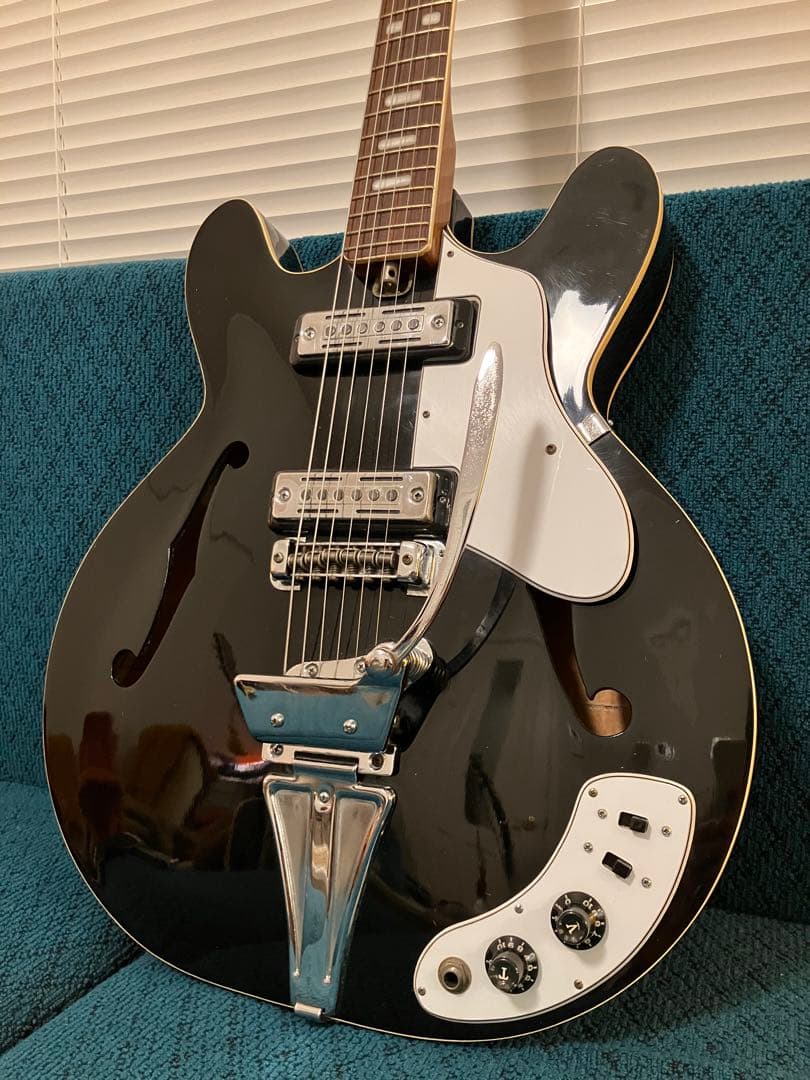 【フレット交換済】HEIT Deluxe 60s 国産フルアコ ビザールギター