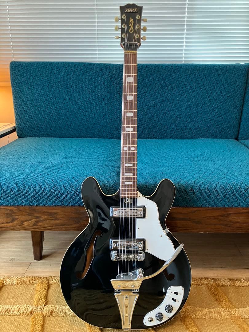 【フレット交換済】HEIT Deluxe 60s 国産フルアコ ビザールギター