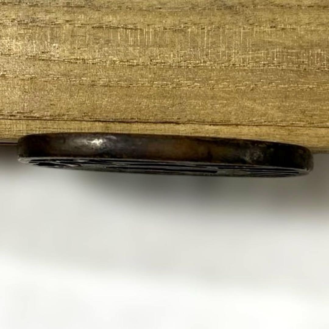 B-35 鍔　武具　銅製　刀装具　装飾品　日本刀　アンティーク　美術品　工芸品