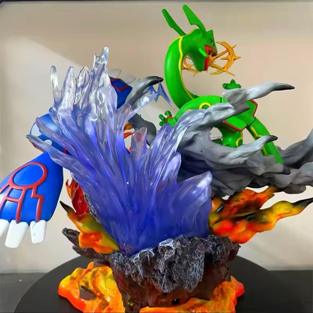 35cm ポケモン レックウザ グラードン カイオーガ フィギュア