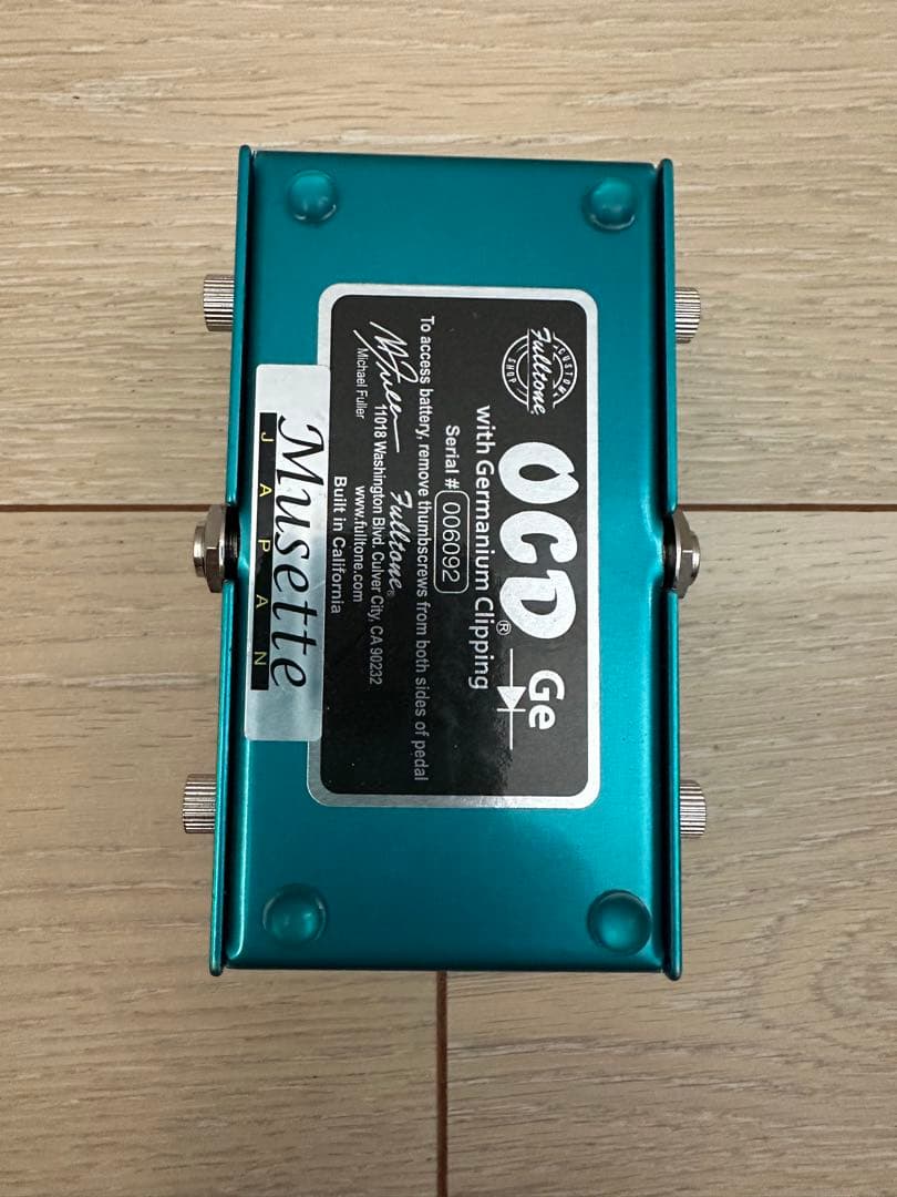 Fulltone OCD Ge オーバードライブエフェクター