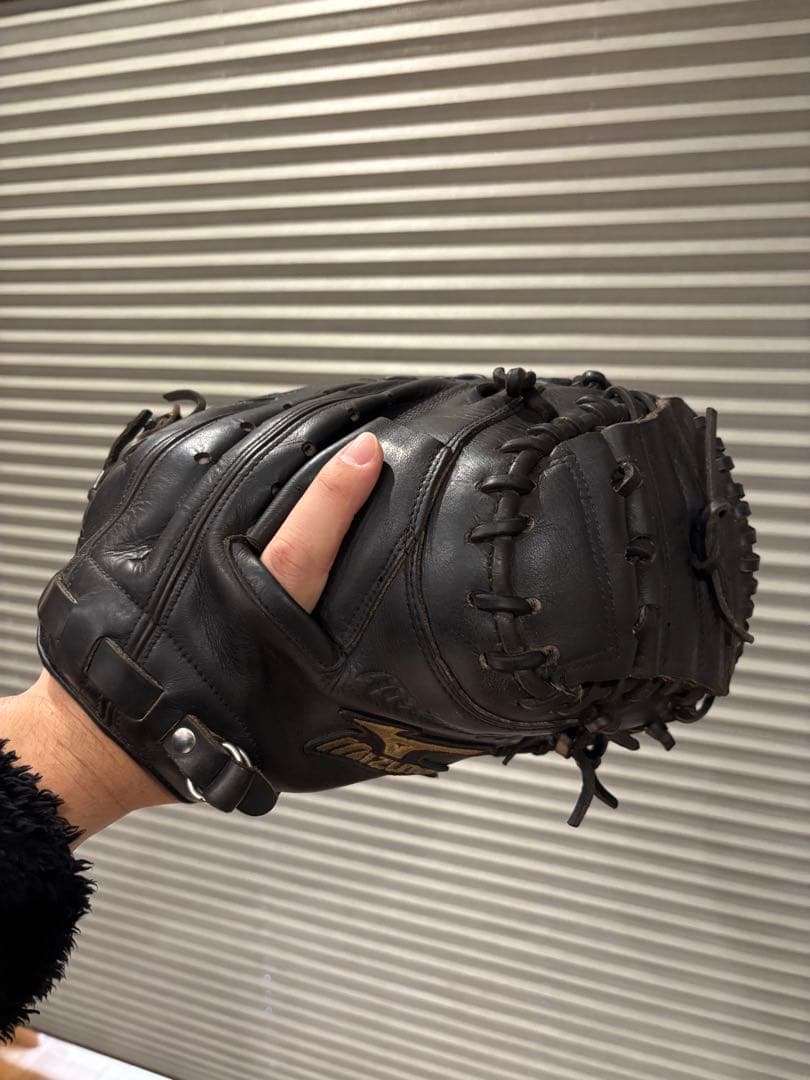 硬式　ミズノプロ　キャッチャーミット　ブラック
