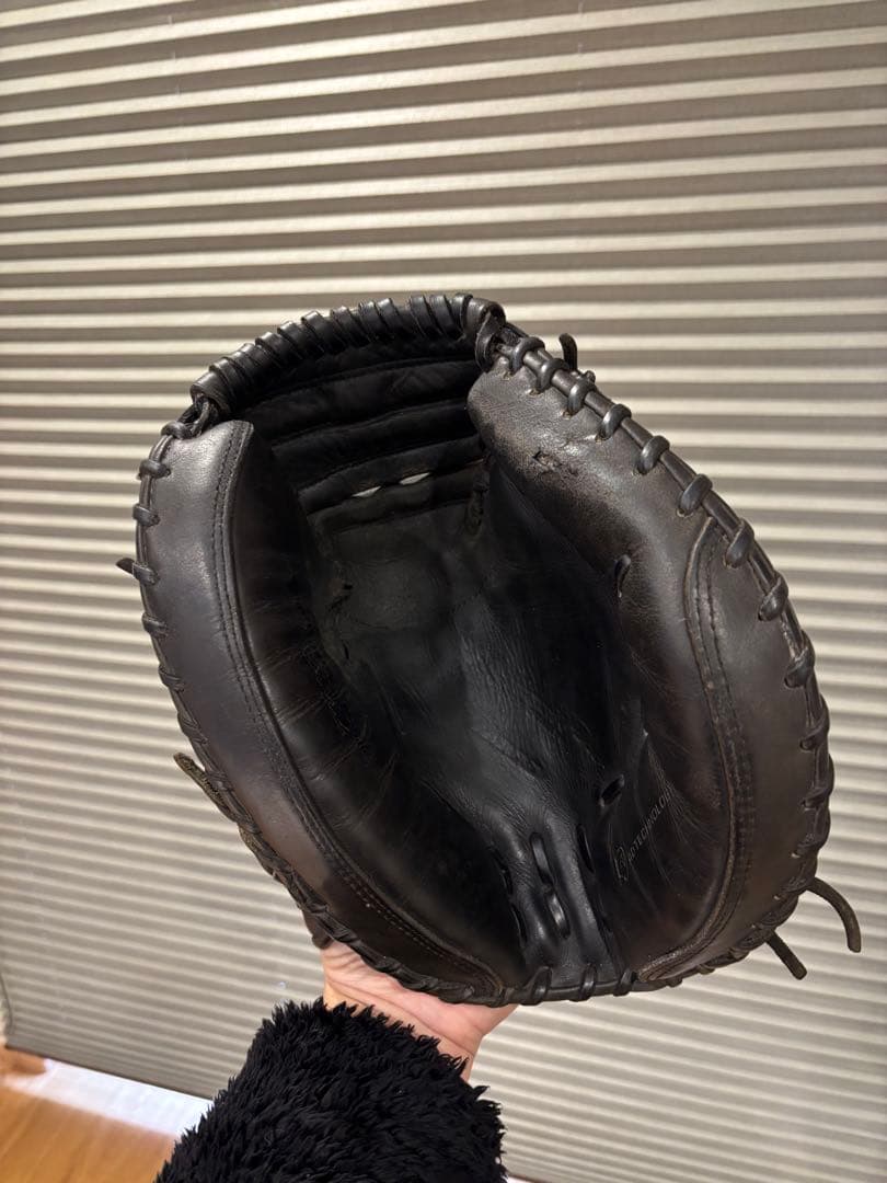 硬式　ミズノプロ　キャッチャーミット　ブラック