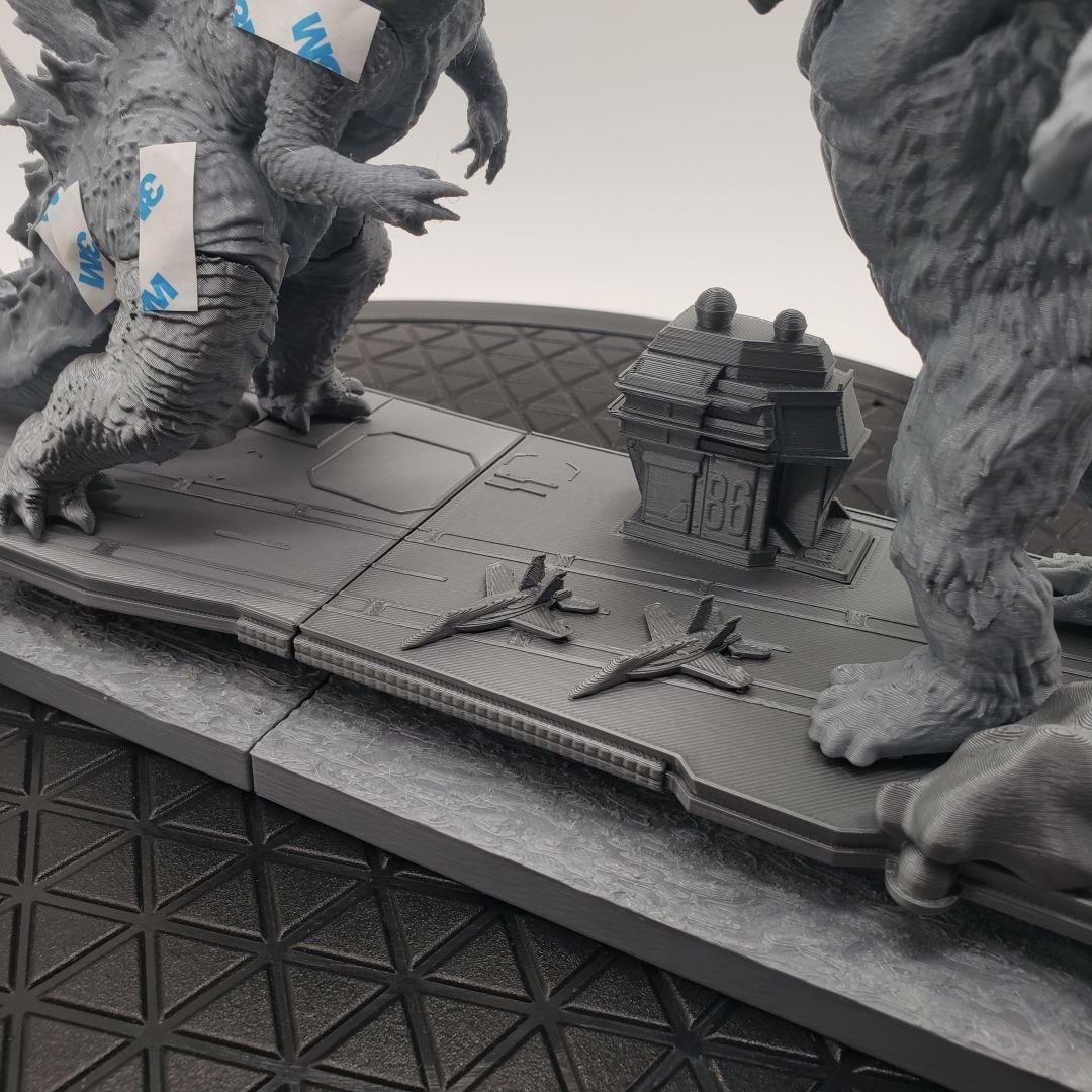 Godzilla ゴジラxコングジオラマ　ガレージキット　（未組み立て未塗装）