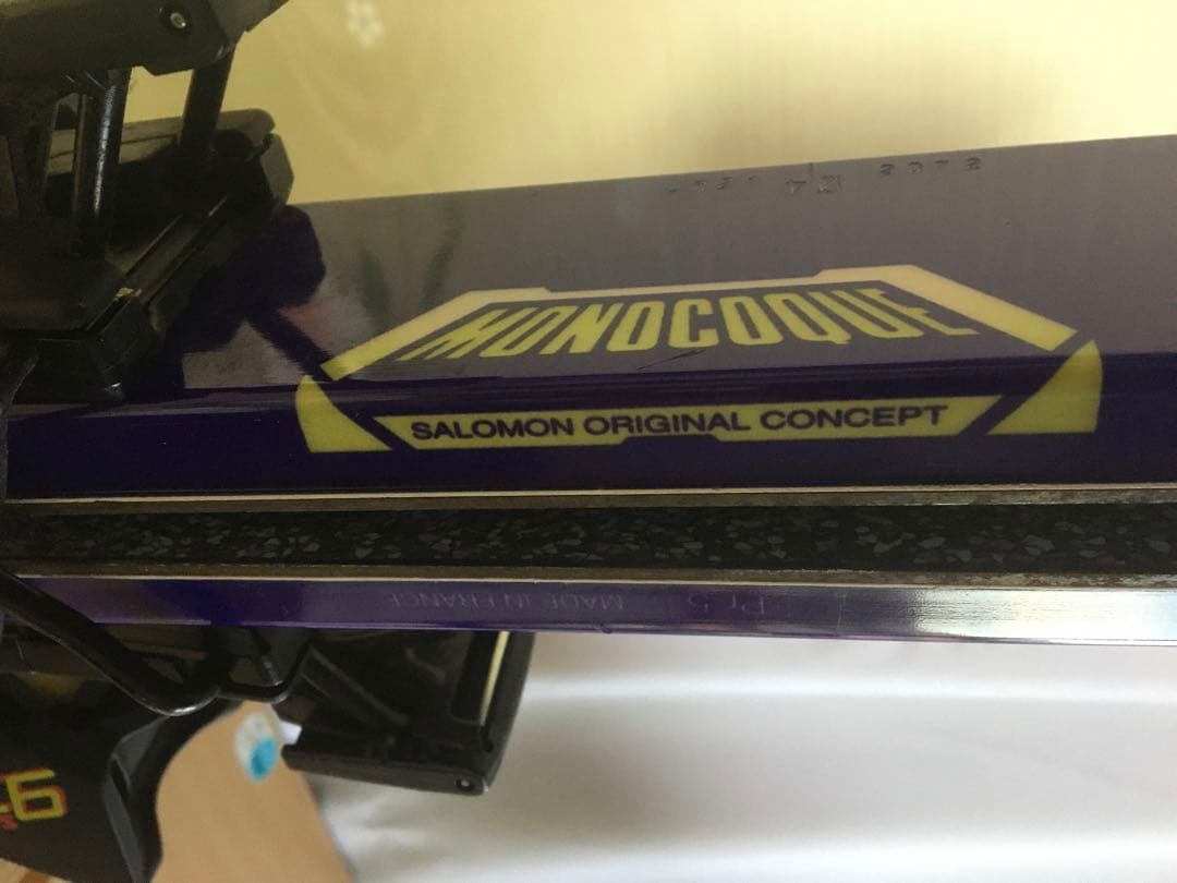 サロモンスキー板185cm。美品、SALOMON、スノボ、冬、スポーツ。