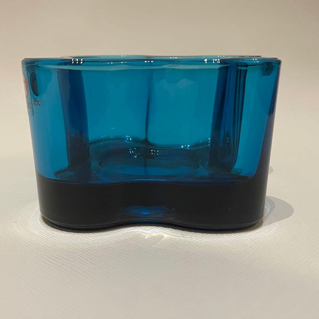 イッタラ　アルヴァ・アアルト　キャンドルホルダー　55㎜　ターコイズブルー