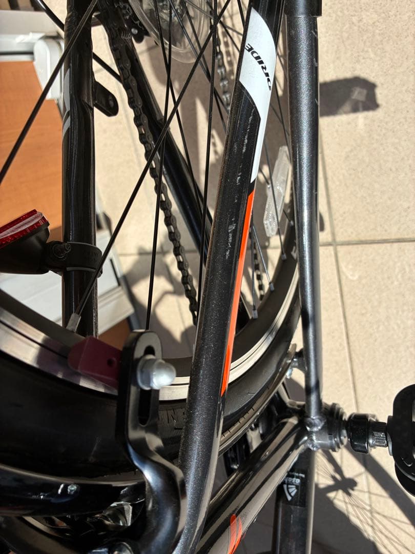 アサヒ　ドライドR 26インチ　ガンメタ　子供用　男の子